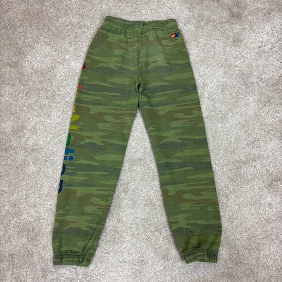 Aviator Nation Venice California Logo Camo Sweatpants Youth 10 - Picture 3 of 9